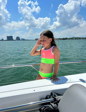 Mini Lain Bikini- Electric Watermelon