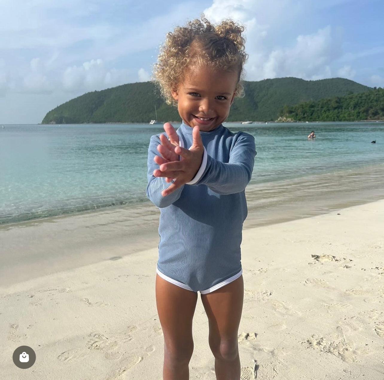 PREORDER- Lain Mini Rashguard- Denim