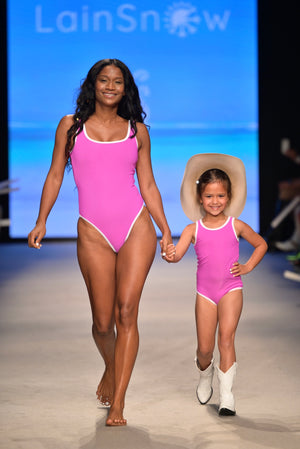 Charleston Mini One Piece- Neon Purple