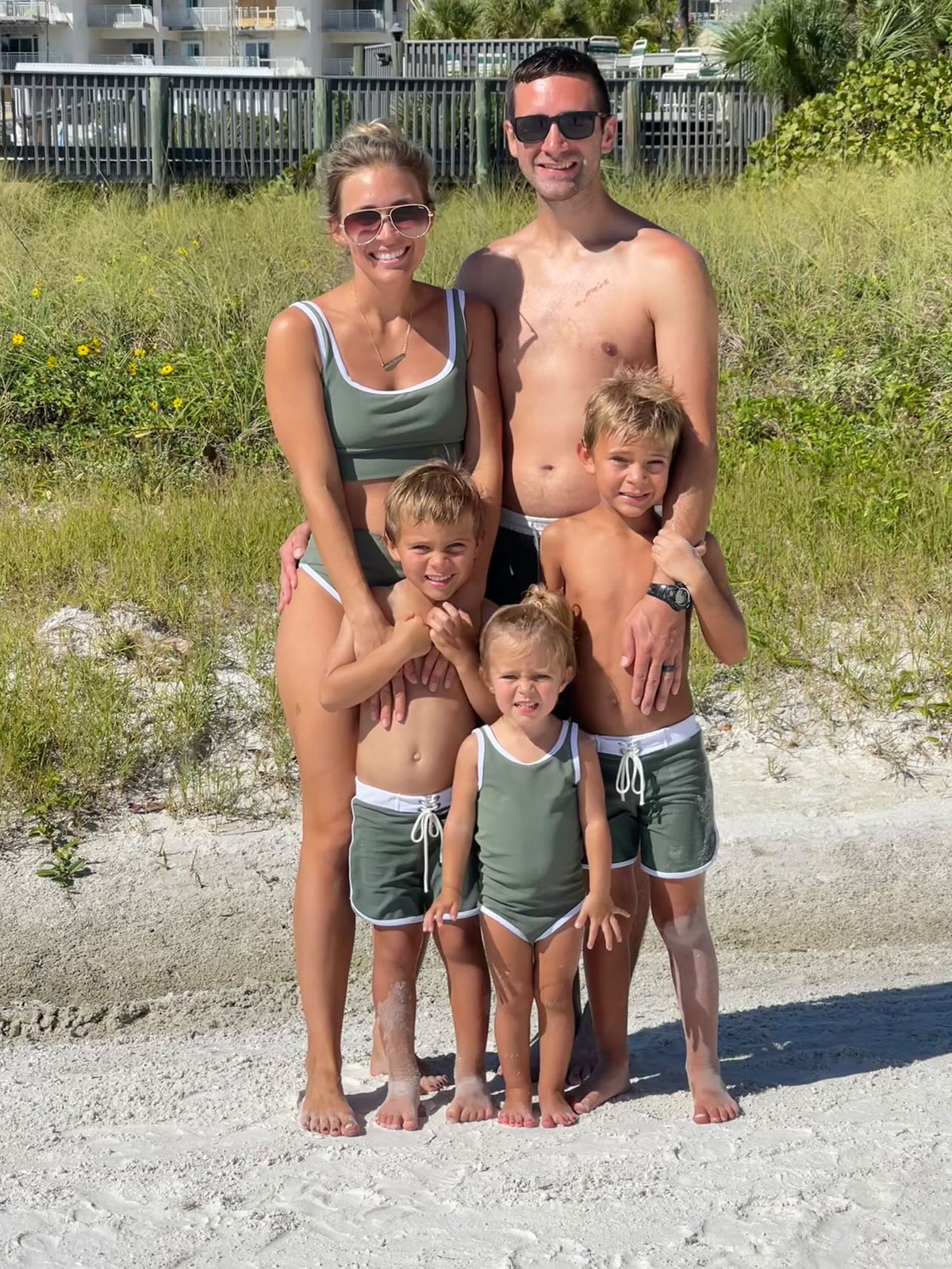 Mini Charleston One Piece- Sage