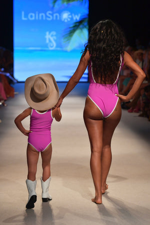 Charleston Mini One Piece- Neon Purple