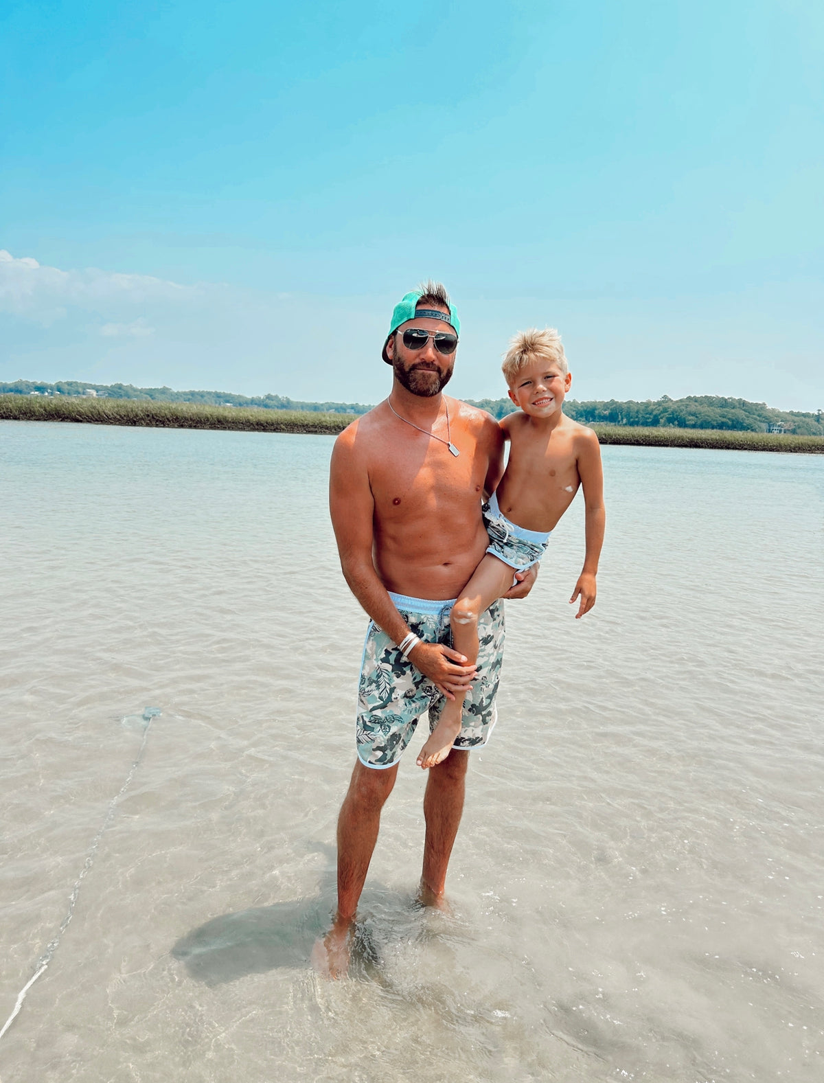 Mini Ro Trunks- Coastal Camo