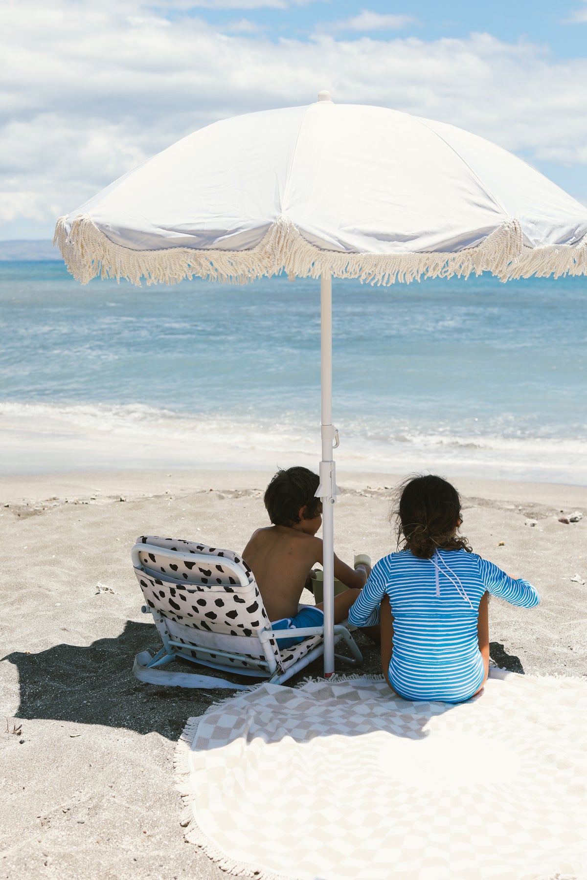 Mini Lain Rashguard- Cobalt Stripe