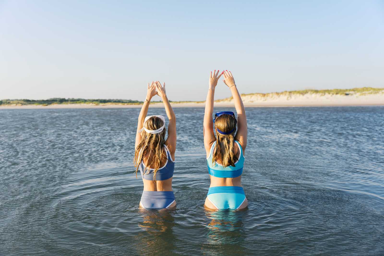 Kiawah Top- Lagoon 2.0 (white trim)