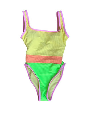 Ocean Isle One Piece- Tutti Frutti Colorblock