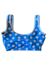 Bikini Top- Sandy Beach Doll X LainSnow- Blue Polkadot