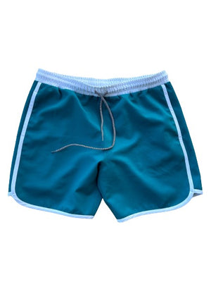 Mens Sunset Beach Boardshorts- Teal