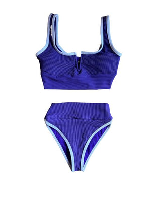 Kiawah top V Cut- Plum