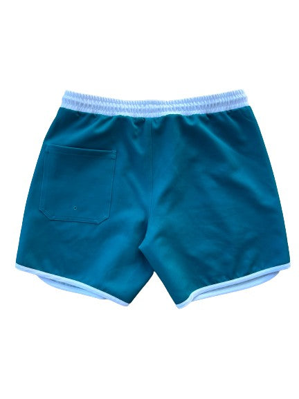 Mens Sunset Beach Boardshorts- Teal