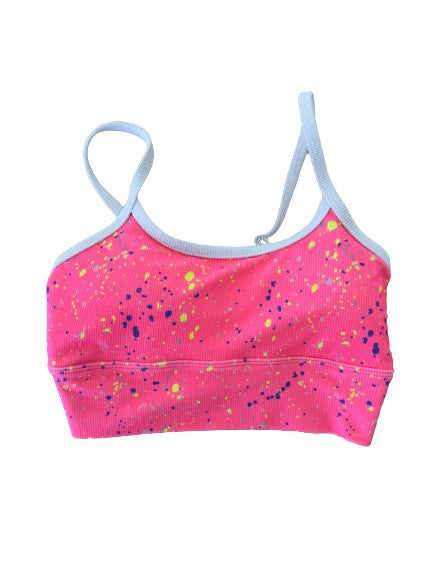 Seabrook Skinny top- Pink Graffiti