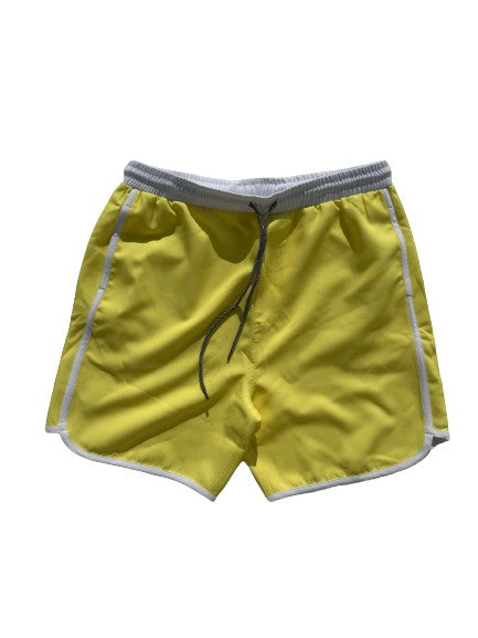 Mens Sunset Beach Boardshorts- Lemon