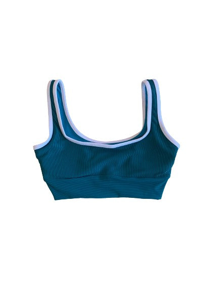 Kiawah top- Teal