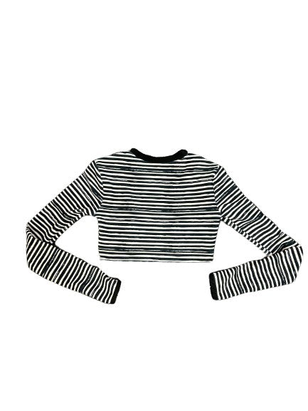 Resort Rashguard Top- Black Stripe