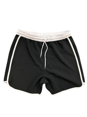 Mens sunset beach boardshorts- Black