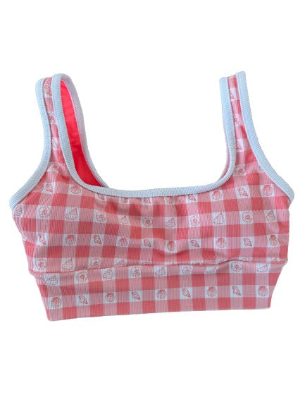 Kiawah Top- Beach Picnic (Coral)