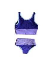 Load image into Gallery viewer, Mini Lain Bikini Set- Purple Rain
