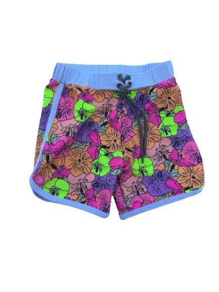 Mini Ro Trunks- Neon Bloom