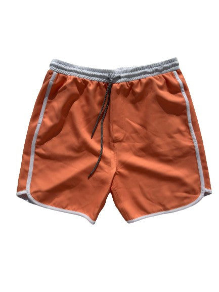 Mens Sunset Beach Boardshorts- Cantaloupe