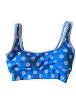 Bikini Top- Sandy Beach Doll X LainSnow- Blue Polkadot