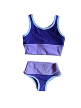 Load image into Gallery viewer, Mini Lain Bikini Set- Purple Rain
