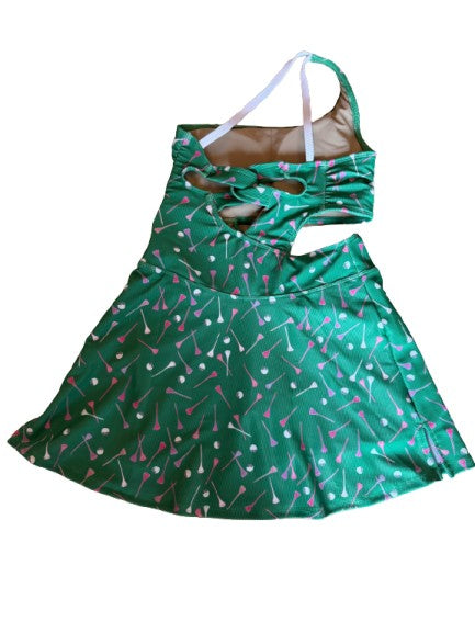 Jena Jupiter Dress- Spill the Tee (Emerald)