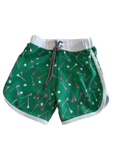 Mini Ro Trunks- Spill the Tee Emerald: Jena Sims X LainSnow