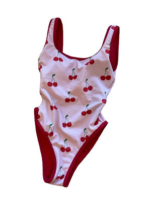 Ocean Isle One Piece- Cherry Pie