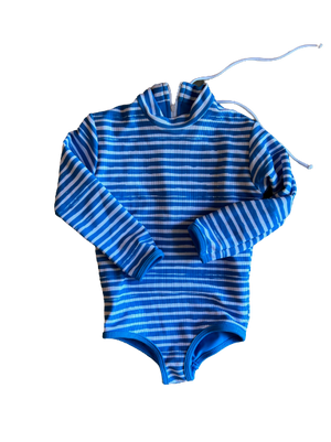 Mini Lain Rashguard- Cobalt Stripe