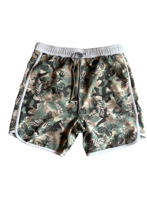 Mens Sunset Beach Boardshorts- Coastal Camo