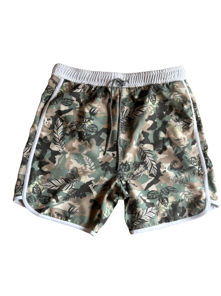 Mens Sunset Beach Boardshorts- Coastal Camo