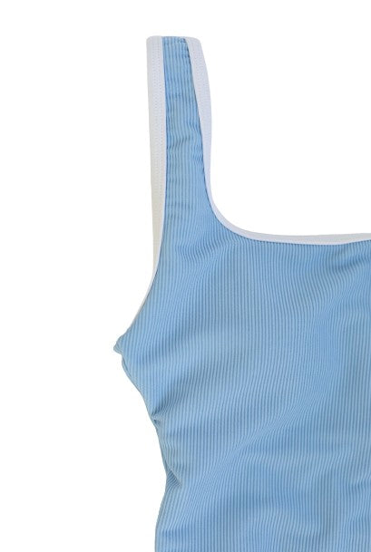 Ocean Isle One Piece- Carolina Blue
