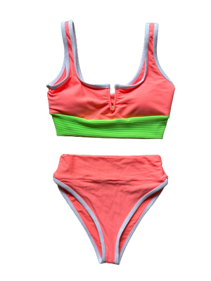 Kiawah Bottom- Neon Coral