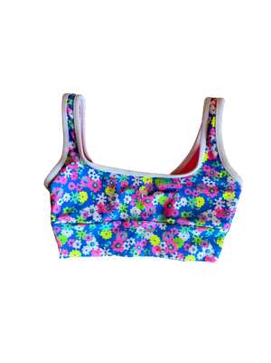 Bikini Top- Neon Floral