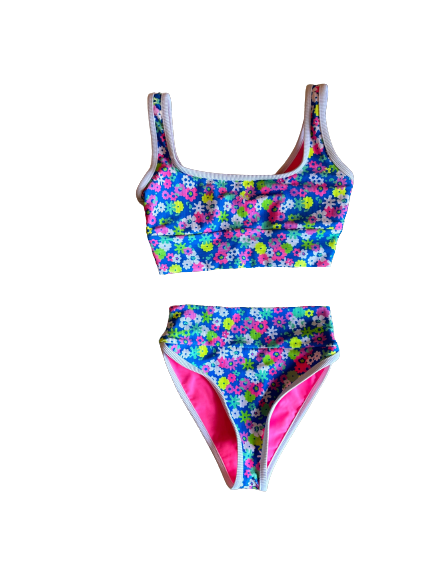 Kiawah Bottom- Neon Floral