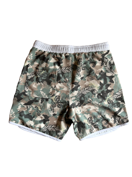 Mens Sunset Beach Boardshorts- Coastal Camo
