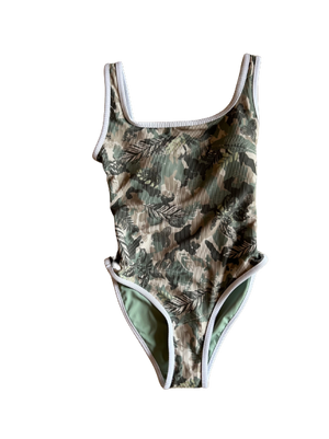 Ocean Isle One Piece- Coastal Camo