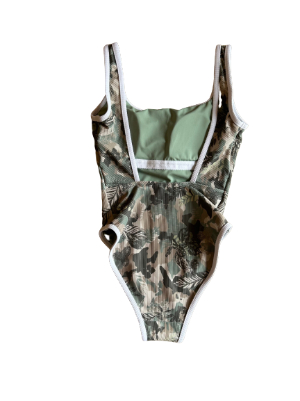 Ocean Isle One Piece- Coastal Camo
