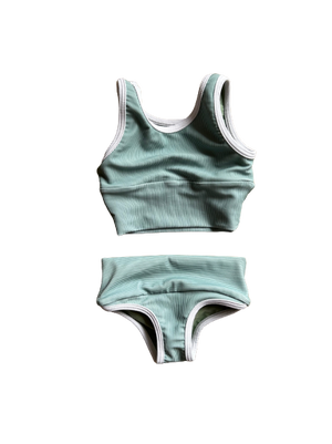 Mini Lain Bikini Set- Eucalyptus