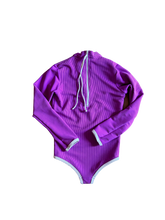 Load image into Gallery viewer, Mini Lain Rashguard- Neon Purple
