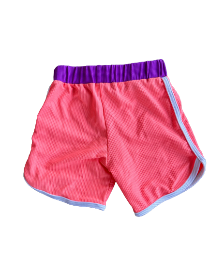 RESTOCKS 12.3-Mini Ro Trunks- Neon Coral/Purple