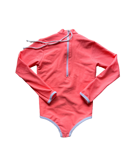 Mini Lain Rashguard- Neon Coral