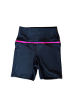 Maui Short Bottoms- Black/Neon Pink