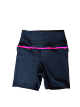 Load image into Gallery viewer, Maui Short Bottoms- Black/Neon Pink
