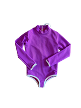 Load image into Gallery viewer, Mini Lain Rashguard- Neon Purple
