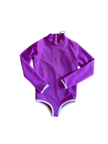 Mini Lain Rashguard- Neon Purple