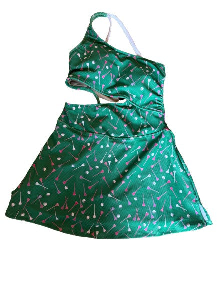 Jena Jupiter Dress- Spill the Tee (Emerald)