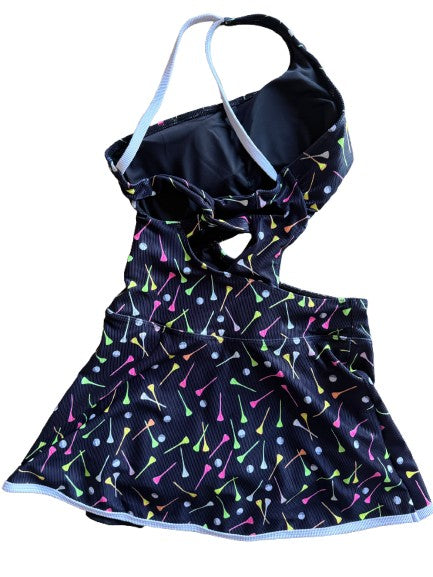 Jena Jupiter Dress- Spill the Tee (Black)