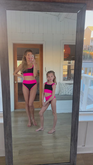 Mini Lain Bikini- Neon Nights- Pink