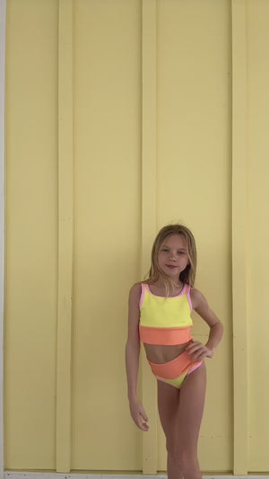 Mini Lain Bikini Set- Sunny D