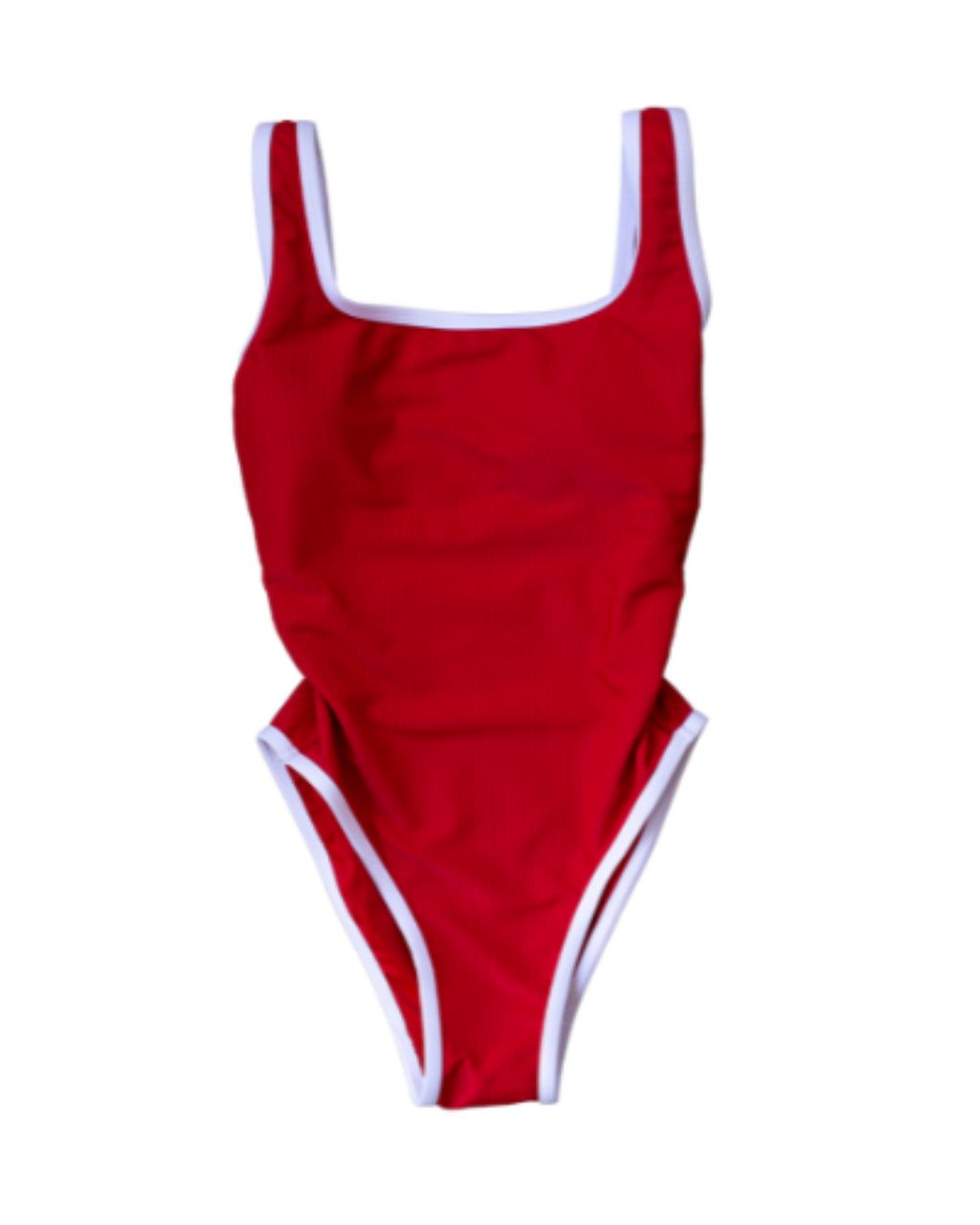 Ocean Isle One Piece- Red (7142055116983)